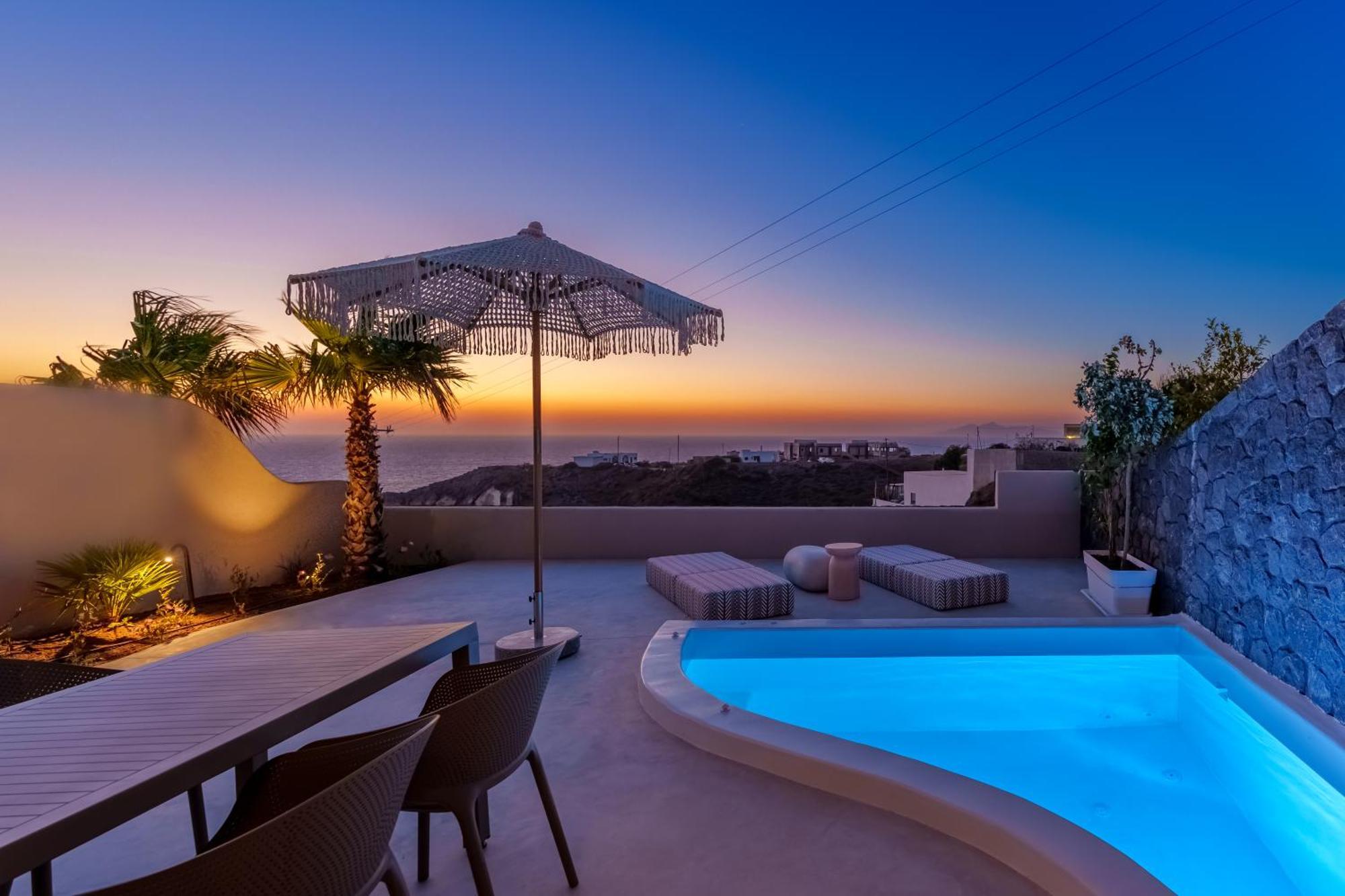 Вилла Halo Santorini - Living Experience Картерадос Экстерьер фото