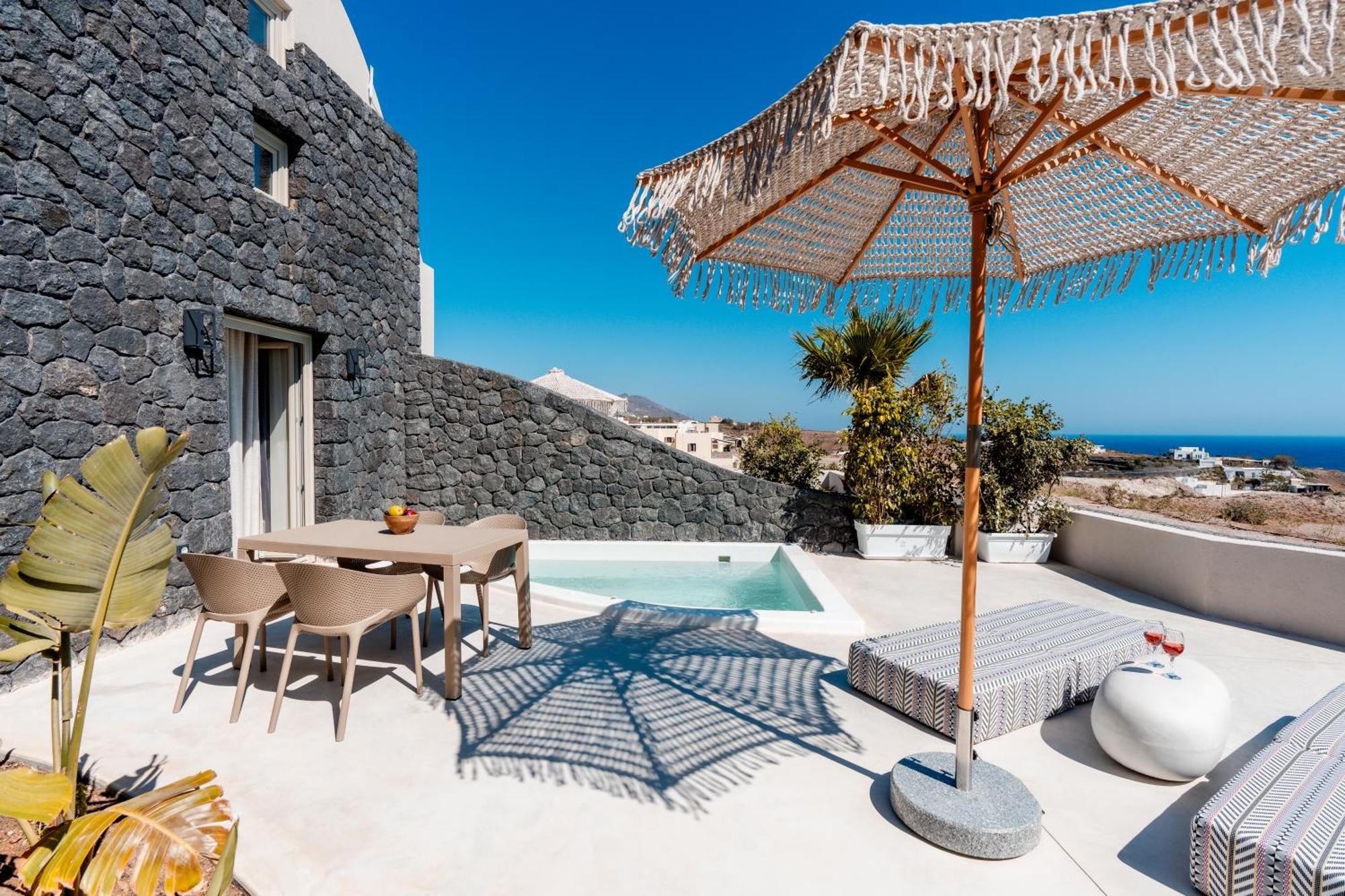 Вилла Halo Santorini - Living Experience Картерадос Экстерьер фото